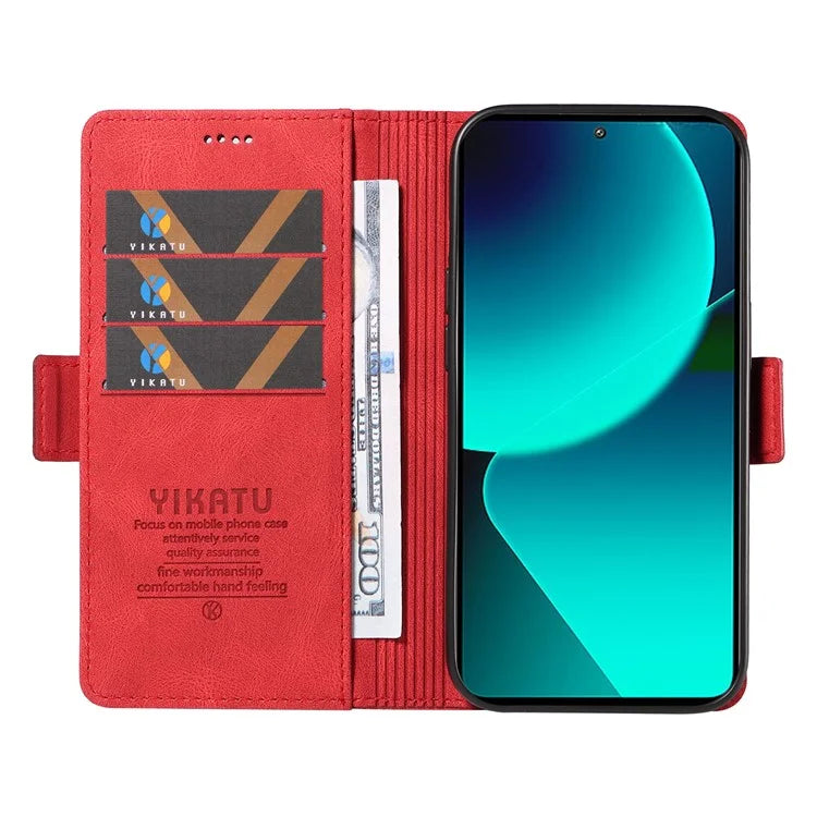 YIKATU YK-005 For Xiaomi 13T / 13T Pro / Redmi K60 Ultra Leather Phone Case Flip Stand Wallet Cover