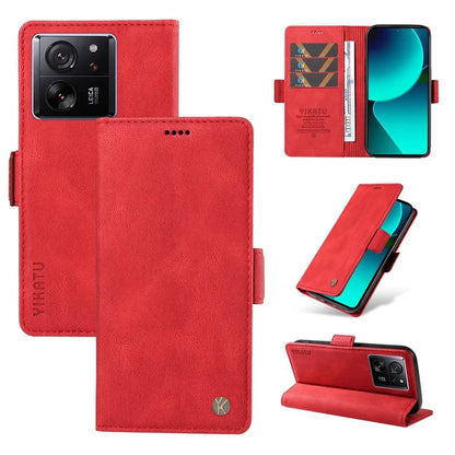 YIKATU YK-005 For Xiaomi 13T / 13T Pro / Redmi K60 Ultra Leather Phone Case Flip Stand Wallet Cover