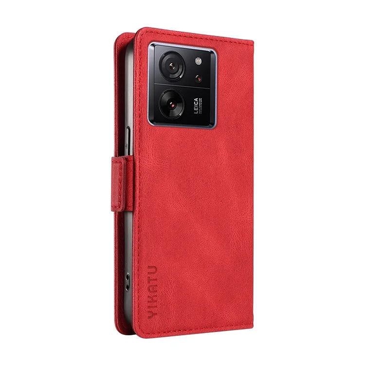 YIKATU YK-005 For Xiaomi 13T / 13T Pro / Redmi K60 Ultra Leather Phone Case Flip Stand Wallet Cover