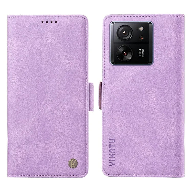 YIKATU YK-005 For Xiaomi 13T / 13T Pro / Redmi K60 Ultra Leather Phone Case Flip Stand Wallet Cover