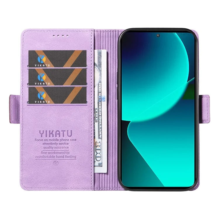 YIKATU YK-005 For Xiaomi 13T / 13T Pro / Redmi K60 Ultra Leather Phone Case Flip Stand Wallet Cover