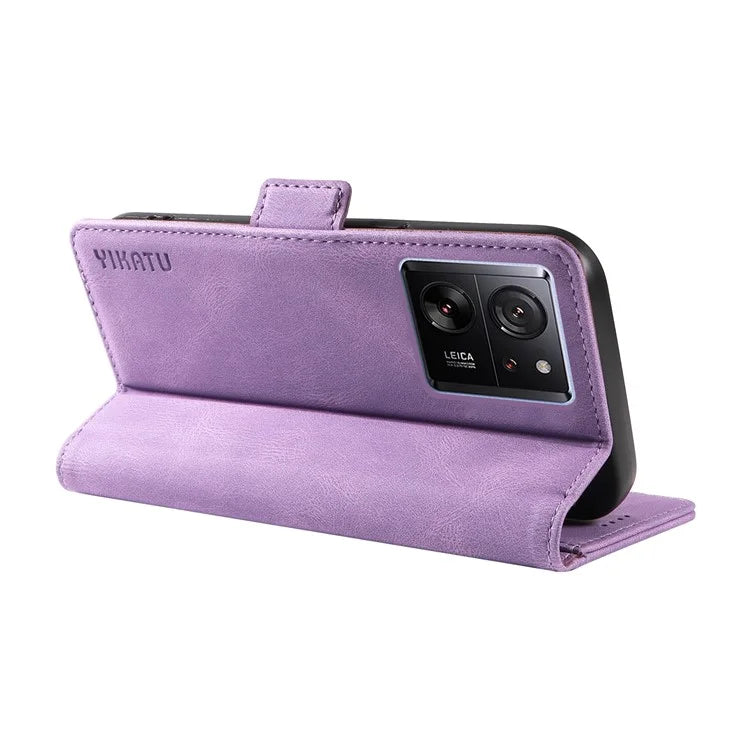 YIKATU YK-005 For Xiaomi 13T / 13T Pro / Redmi K60 Ultra Leather Phone Case Flip Stand Wallet Cover