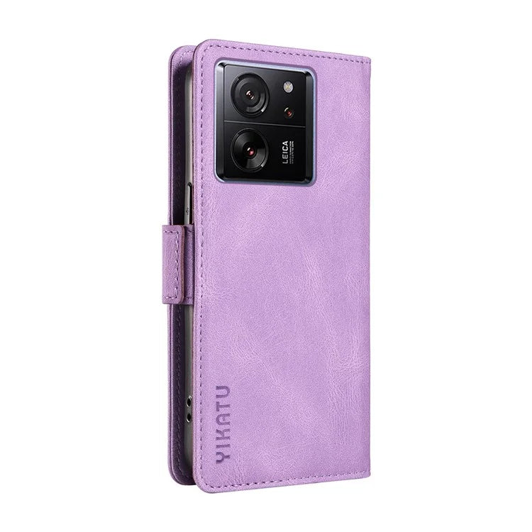 YIKATU YK-005 For Xiaomi 13T / 13T Pro / Redmi K60 Ultra Leather Phone Case Flip Stand Wallet Cover