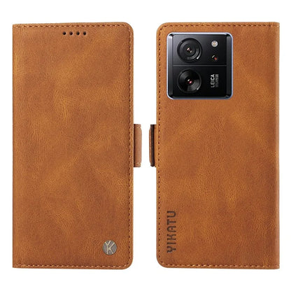 YIKATU YK-005 For Xiaomi 13T / 13T Pro / Redmi K60 Ultra Leather Phone Case Flip Stand Wallet Cover