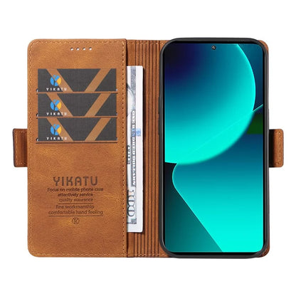YIKATU YK-005 For Xiaomi 13T / 13T Pro / Redmi K60 Ultra Leather Phone Case Flip Stand Wallet Cover