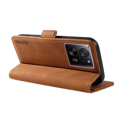 YIKATU YK-005 For Xiaomi 13T / 13T Pro / Redmi K60 Ultra Leather Phone Case Flip Stand Wallet Cover