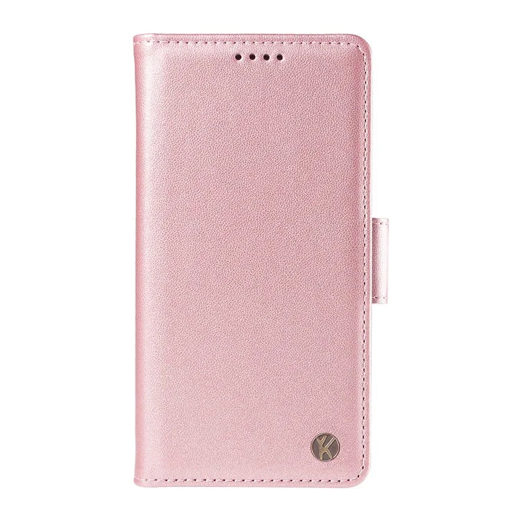 YIKATU YK-003 For Motorola Moto E14 4G / G04 4G / G04s 4G / G24 4G Case PU Leather Stand Shockproof Phone Cover