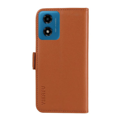 YIKATU YK-003 For Motorola Moto E14 4G / G04 4G / G04s 4G / G24 4G Case PU Leather Stand Shockproof Phone Cover