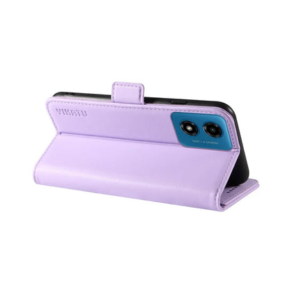 YIKATU YK-003 For Motorola Moto E14 4G / G04 4G / G04s 4G / G24 4G Case PU Leather Stand Shockproof Phone Cover