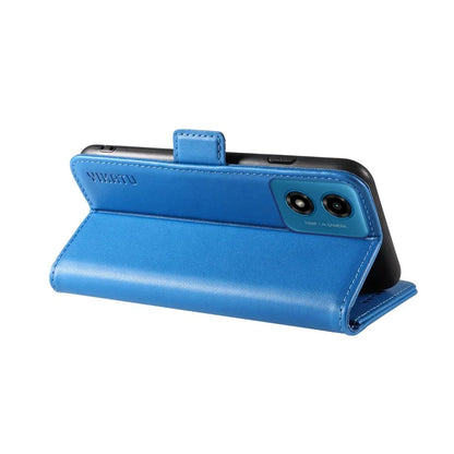 YIKATU YK-003 For Motorola Moto E14 4G / G04 4G / G04s 4G / G24 4G Case PU Leather Stand Shockproof Phone Cover