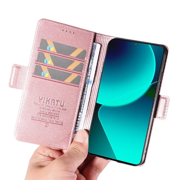 YIKATU YK-003 For Xiaomi 13T / 13T Pro / Redmi K60 Ultra Case PU Leather Wallet Protective Phone Cover