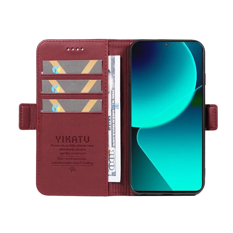 YIKATU YK-003 For Xiaomi 13T / 13T Pro / Redmi K60 Ultra Case PU Leather Wallet Protective Phone Cover