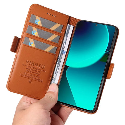 YIKATU YK-003 For Xiaomi 13T / 13T Pro / Redmi K60 Ultra Case PU Leather Wallet Protective Phone Cover