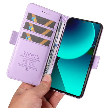 YIKATU YK-003 For Xiaomi 13T / 13T Pro / Redmi K60 Ultra Case PU Leather Wallet Protective Phone Cover