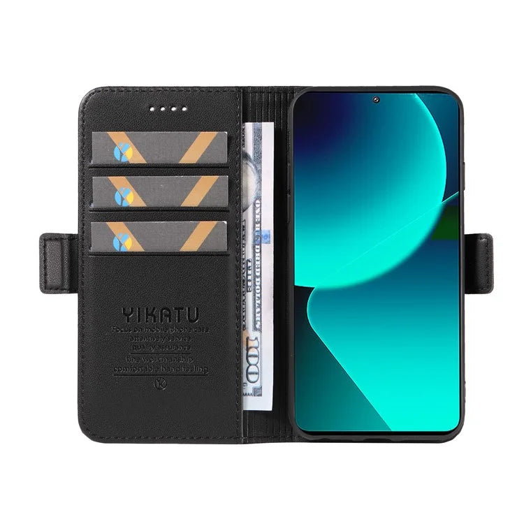 YIKATU YK-003 For Xiaomi 13T / 13T Pro / Redmi K60 Ultra Case PU Leather Wallet Protective Phone Cover