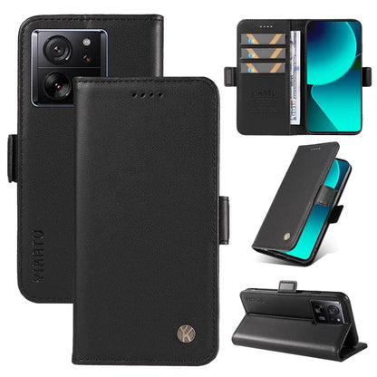 YIKATU YK-003 For Xiaomi 13T / 13T Pro / Redmi K60 Ultra Case PU Leather Wallet Protective Phone Cover