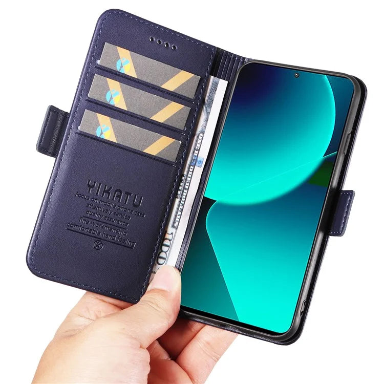 YIKATU YK-003 For Xiaomi 13T / 13T Pro / Redmi K60 Ultra Case PU Leather Wallet Protective Phone Cover