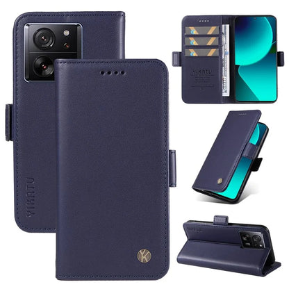 YIKATU YK-003 For Xiaomi 13T / 13T Pro / Redmi K60 Ultra Case PU Leather Wallet Protective Phone Cover