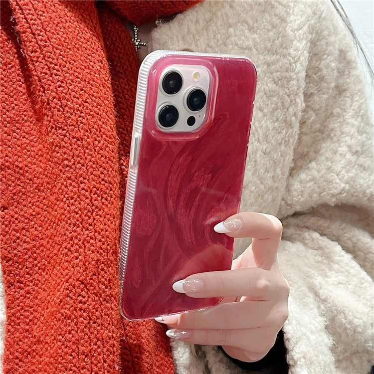 For iPhone 12 Pro Max Case Shockproof Pattern IMD TPU+PC Phone Cover