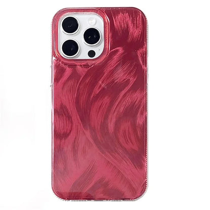 For iPhone 14 Pro Max Case TPU+PC Shockproof Pattern IMD Phone Cover
