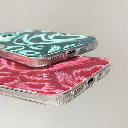 For iPhone 14 Pro Max Case TPU+PC Shockproof Pattern IMD Phone Cover