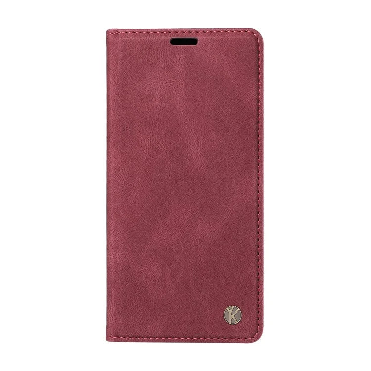 YIKATU YK-004 For Motorola Moto E14 4G / G04 4G / G04s 4G / G24 4G Case Flip Stand Skin-Touch Leather Phone Cover