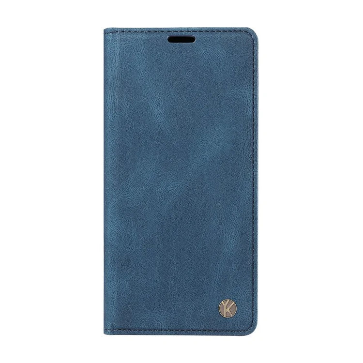 YIKATU YK-004 For Motorola Moto E14 4G / G04 4G / G04s 4G / G24 4G Case Flip Stand Skin-Touch Leather Phone Cover
