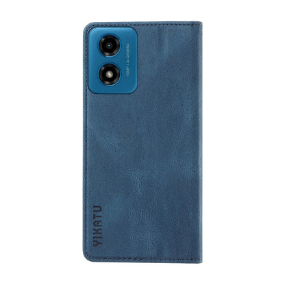 YIKATU YK-004 For Motorola Moto E14 4G / G04 4G / G04s 4G / G24 4G Case Flip Stand Skin-Touch Leather Phone Cover