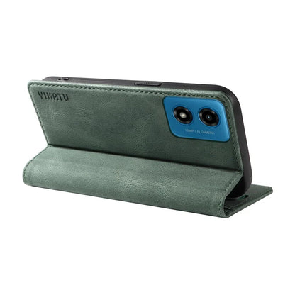YIKATU YK-004 For Motorola Moto E14 4G / G04 4G / G04s 4G / G24 4G Case Flip Stand Skin-Touch Leather Phone Cover