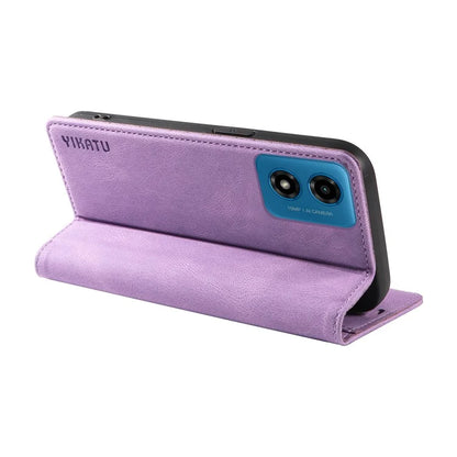 YIKATU YK-004 For Motorola Moto E14 4G / G04 4G / G04s 4G / G24 4G Case Flip Stand Skin-Touch Leather Phone Cover