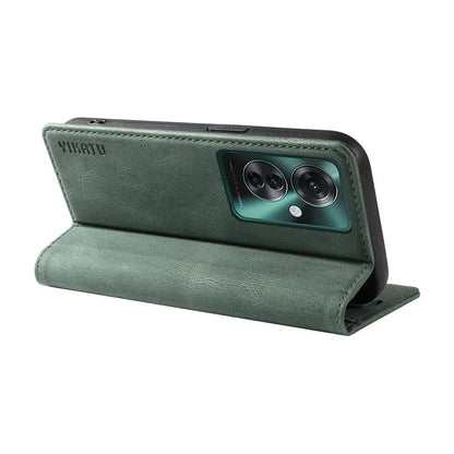 YIKATU YK-004 For Oppo Reno11 F 5G / F25 Pro 5G Leather Case Skin-touch Wallet Phone Cover