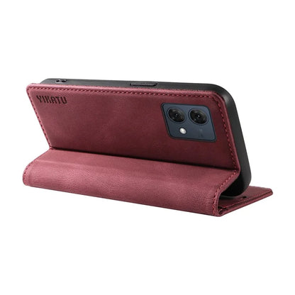 YIKATU YK-004 For Motorola Moto G84 5G Case Skin Touch PU Leather Stand Phone Cover