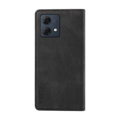 YIKATU YK-004 For Motorola Moto G84 5G Case Skin Touch PU Leather Stand Phone Cover