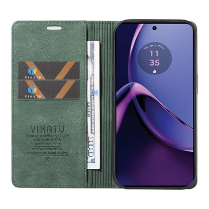 YIKATU YK-004 For Motorola Moto G84 5G Case Skin Touch PU Leather Stand Phone Cover