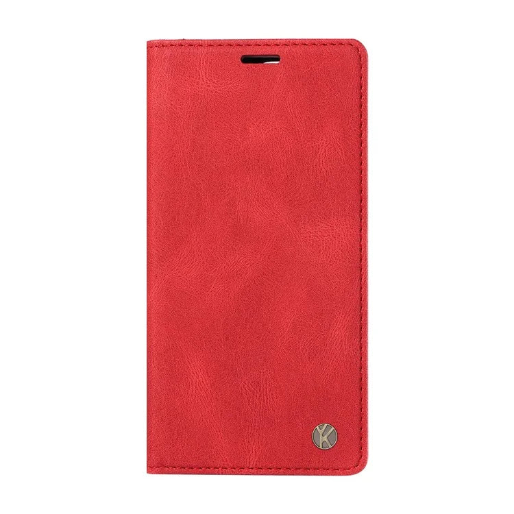 YIKATU YK-004 For Motorola Moto G54 5G Magnetic Case Flip Stand Skin-touch Feeling Leather Phone Cover