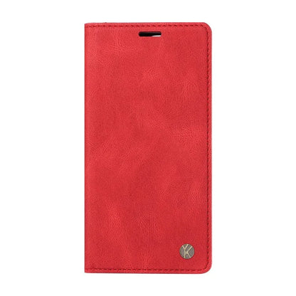 YIKATU YK-004 For Motorola Moto G54 5G Magnetic Case Flip Stand Skin-touch Feeling Leather Phone Cover