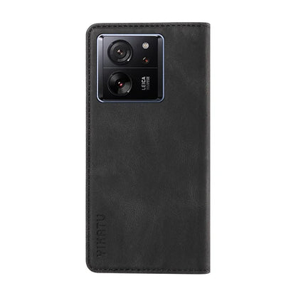 YIKATU YK-004 For Xiaomi 13T / 13T Pro / Redmi K60 Ultra Case Shockproof PU Leather Stand Card Holder Phone Cover