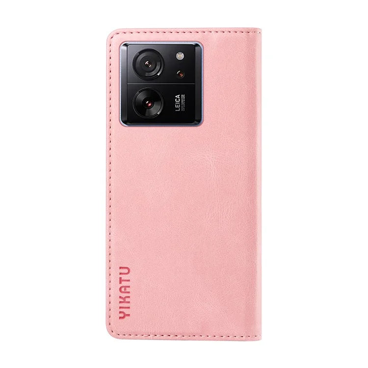 YIKATU YK-004 For Xiaomi 13T / 13T Pro / Redmi K60 Ultra Case Shockproof PU Leather Stand Card Holder Phone Cover
