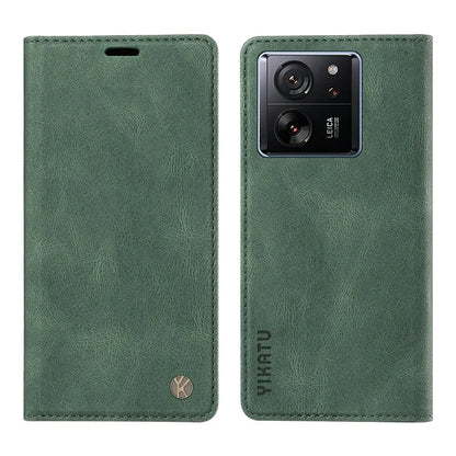 YIKATU YK-004 For Xiaomi 13T / 13T Pro / Redmi K60 Ultra Case Shockproof PU Leather Stand Card Holder Phone Cover
