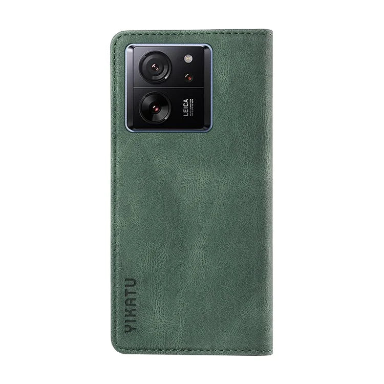YIKATU YK-004 For Xiaomi 13T / 13T Pro / Redmi K60 Ultra Case Shockproof PU Leather Stand Card Holder Phone Cover