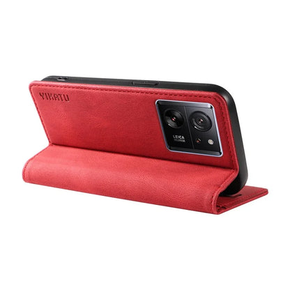 YIKATU YK-004 For Xiaomi 13T / 13T Pro / Redmi K60 Ultra Case Shockproof PU Leather Stand Card Holder Phone Cover