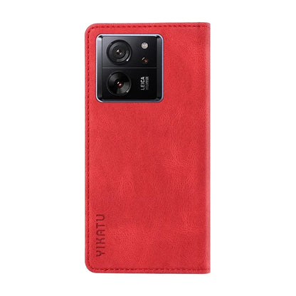YIKATU YK-004 For Xiaomi 13T / 13T Pro / Redmi K60 Ultra Case Shockproof PU Leather Stand Card Holder Phone Cover