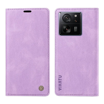 YIKATU YK-004 For Xiaomi 13T / 13T Pro / Redmi K60 Ultra Case Shockproof PU Leather Stand Card Holder Phone Cover