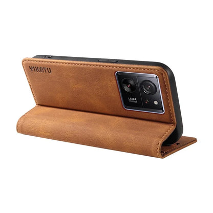 YIKATU YK-004 For Xiaomi 13T / 13T Pro / Redmi K60 Ultra Case Shockproof PU Leather Stand Card Holder Phone Cover