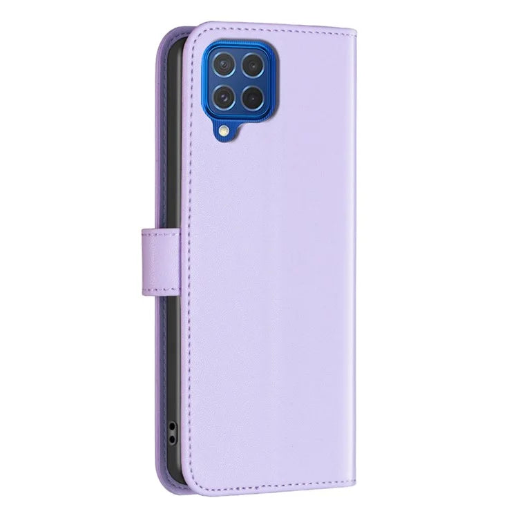 BINFEN COLOR BF17 For Samsung Galaxy M62 / F62 Case Flip Design PU Leather Full Protection Phone Cover