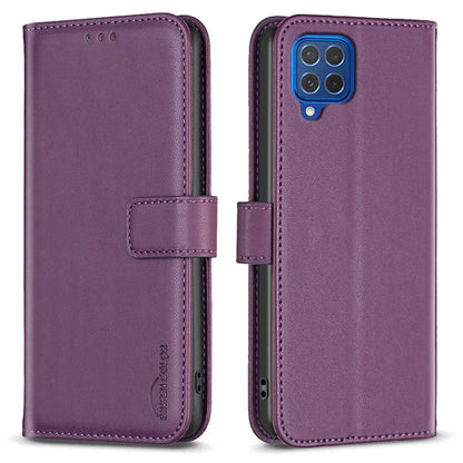 BINFEN COLOR BF17 For Samsung Galaxy M62 / F62 Case Flip Design PU Leather Full Protection Phone Cover