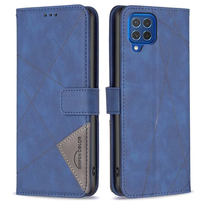 BINFEN COLOR BF05 For Samsung Galaxy M62 / F62 Magnetic Phone Case Geometric Imprinted Stand Cover