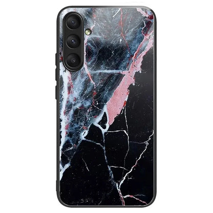 For Samsung Galaxy A24 4G (162.1 x 77.6 x 8.3mm) Case Tempered Glass Pattern Camera Lens Protection Phone Cover