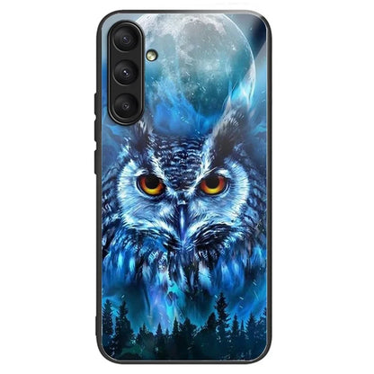 For Samsung Galaxy A24 4G (162.1 x 77.6 x 8.3mm) Case Tempered Glass Pattern Camera Lens Protection Phone Cover
