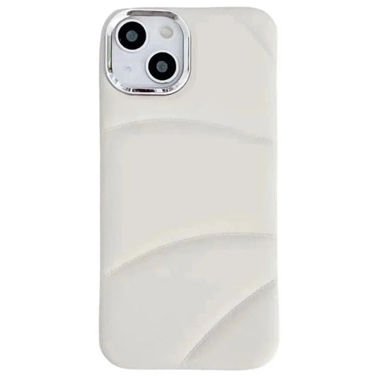 For iPhone 13 6.1 inch Case Rubberized Soft TPU Back Phone Shell with PC Lens Frame